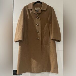 Neusteters Vintage 100% Baby Llama Jacket, Tan Women's Medium Petite Coat